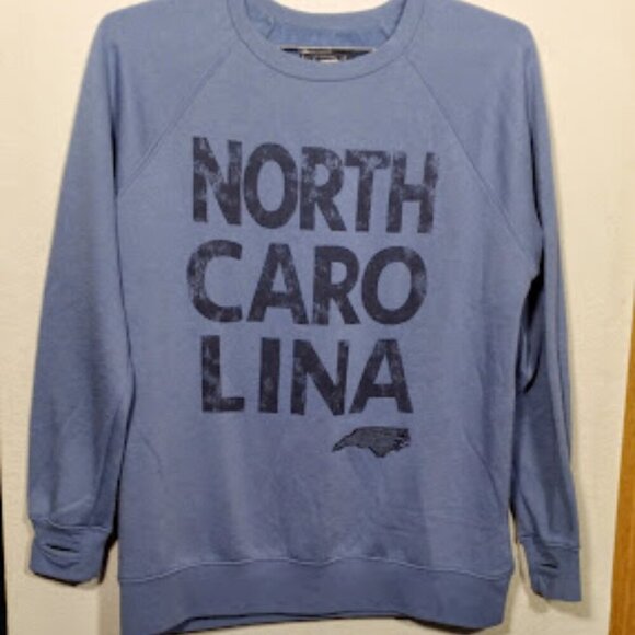 North Carolina State Women's Sweatshirt Color: Pacific Blue-Size: Large - Picture 6 of 14